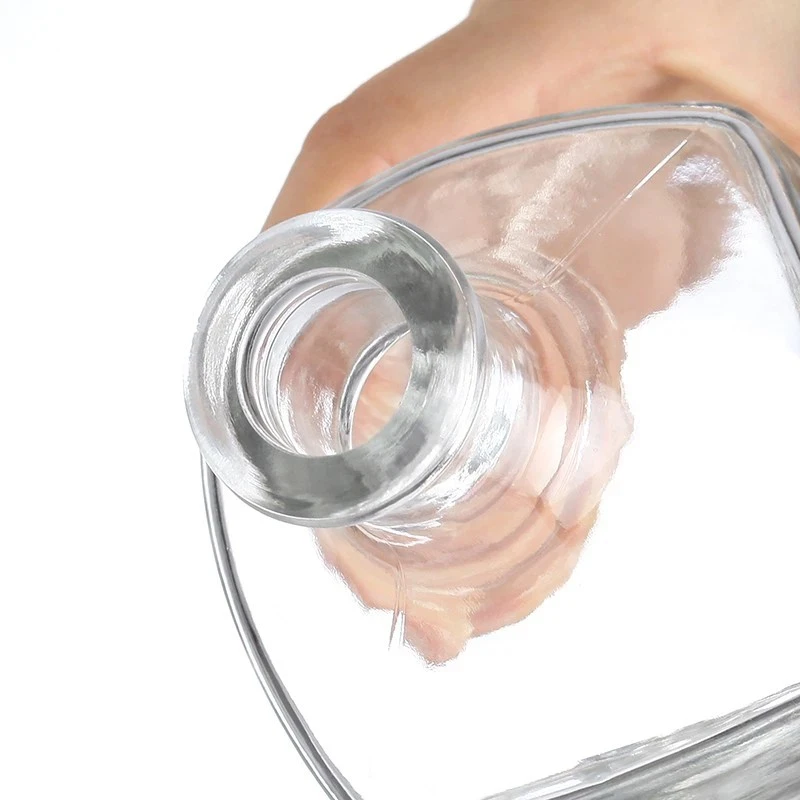 500ml stylish custom glass bottle high quality